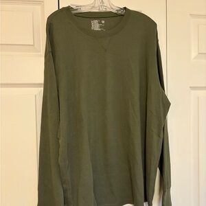 Hanes Olive Green Men's Shirt